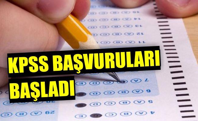 KPSS Başvuruları Başladı
