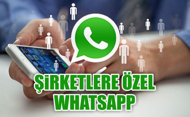 Şirketlere Özel WhatsApp