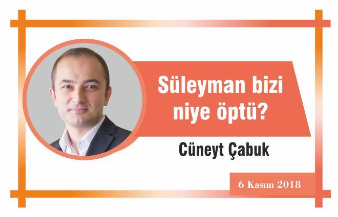 Süleyman bizi niye öptü?