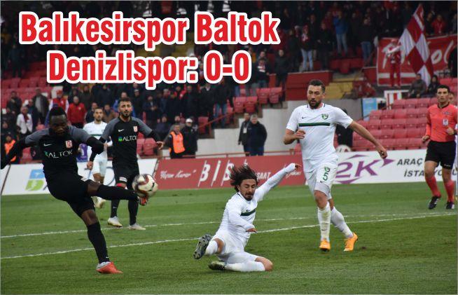 Balıkesirspor Baltok-Denizlispor: 0-0