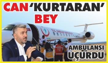 AMBULANSI UÇURDU