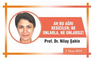 AH BU AĞRI KESİCİLER; NE ONLARLA, NE ONLARSIZ!