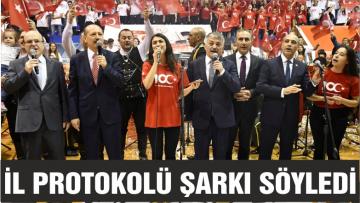 COŞKULU KUTLAMA
