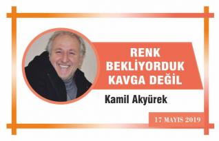 RENK BEKLİYORDUK KAVGA DEĞİL