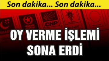 İstanbul’da oy verme işlemi sona erdi