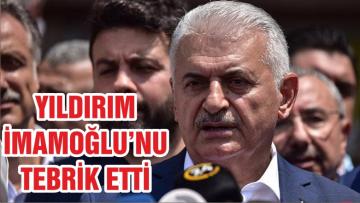 YILDIRIM İMAMOĞLU’NU TEBRİK ETTİ