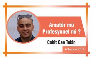 Amatör mü Profesyonel mi ?