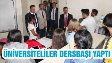 ÜNİVERSİTELİLER DERSBAŞI YAPTI