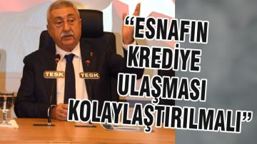 “ESNAFIN KREDİYE ULAŞMASI KOLAYLAŞTIRILMALI”