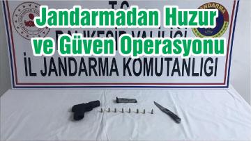 Jandarmadan Huzur ve Güven Operasyonu