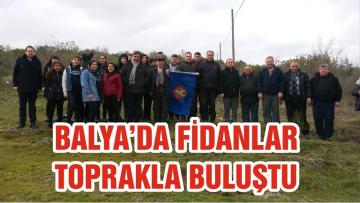 BALYA’DA FİDANLAR TOPRAKLA BULUŞTU
