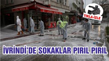 İVRİNDİ’DE SOKAKLAR PIRIL PIRIL