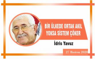 BİR ÜLKEDE ORTAK AKIL YOKSA SİSTEM ÇÖKER