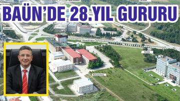 BALIKESİR ÜNİVERSİTESİ BAÜN’DE 28.YIL GURURU