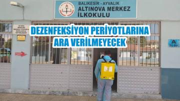 DEZENFEKSİYON PERİYOTLARINA ARA VERİLMEYECEK