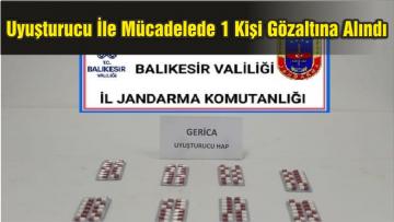 Uyuşturucu İle Mücadelede 1 Kişi Gözaltına Alındı