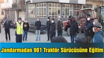 Jandarmadan 901 Traktör Sürücüsüne Eğitim