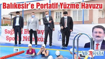 Balıkesir’e Portatif Yüzme Havuzu