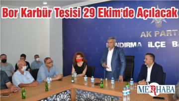 Bor Karbür Tesisi 29 Ekim’de Açılacak