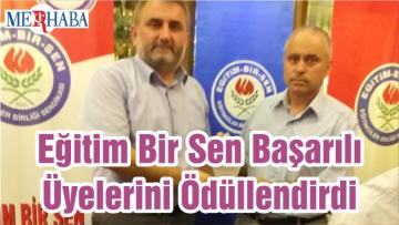 Eğitim Bir Sen Başarılı Üyelerini Ödüllendirdi