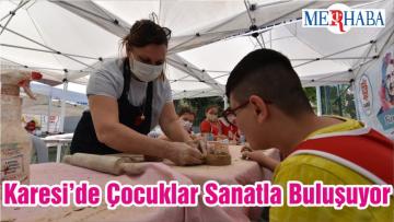 Karesi’de Çocuklar Sanatla Buluşuyor