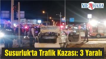 Susurluk’ta Trafik Kazası: 3 Yaralı