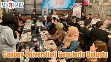 Canbey Üniversiteli Gençlerle Buluştu