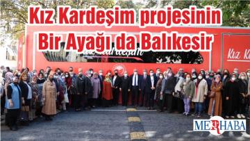 Kız Kardeşim projesinin Bir Ayağı da Balıkesir