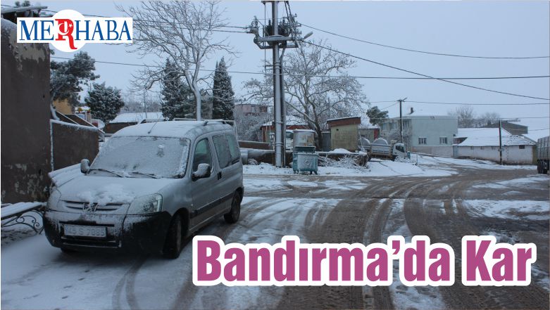 Bandırma’da Kar