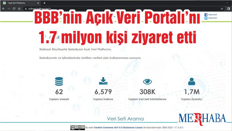 BBB’nin Açık Veri Portalı’nı 1.7 milyon kişi ziyaret etti        