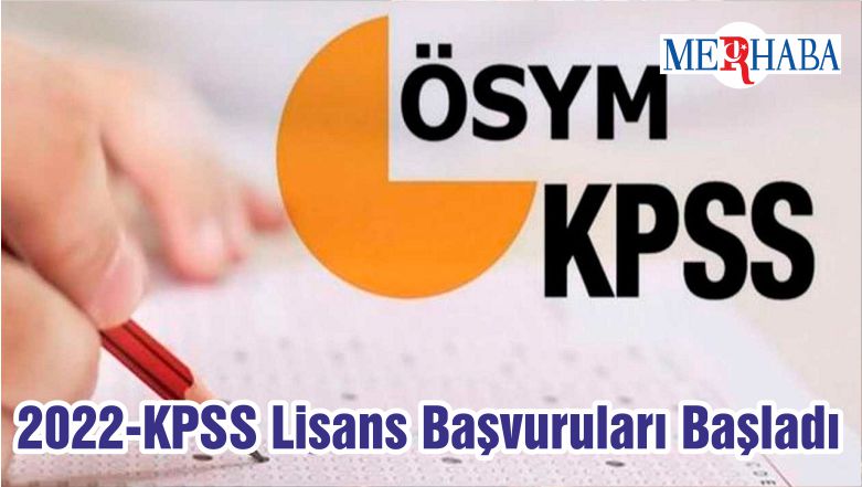 2022-KPSS Lisans Başvuruları Başladı