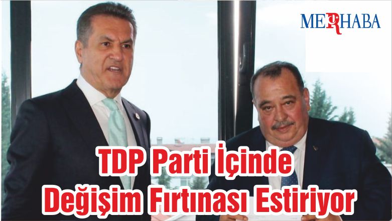 TDP Parti İçinde Değişim Fırtınası Estiriyor