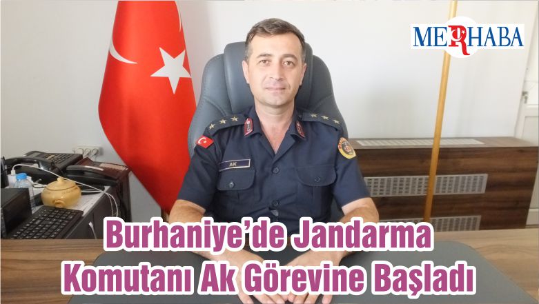Burhaniye’de Jandarma Komutanı Ak Görevine Başladı