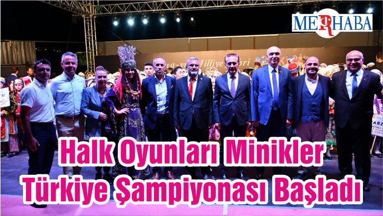 Halk Oyunları Minikler Türkiye Şampiyonası Başladı