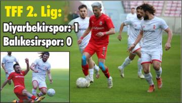 TFF 2. Lig: Diyarbekirspor: 1 – Balıkesirspor: 0