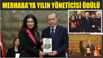 Balıkesir Gazete Merhaba Ödülünü Cumhurbaşkanı Erdoğan’dan Aldı