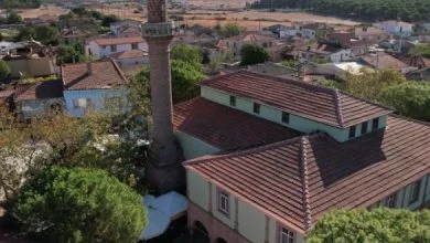 Ayvalık’ta Tarihi Küçükköy Camisi Yenileniyor